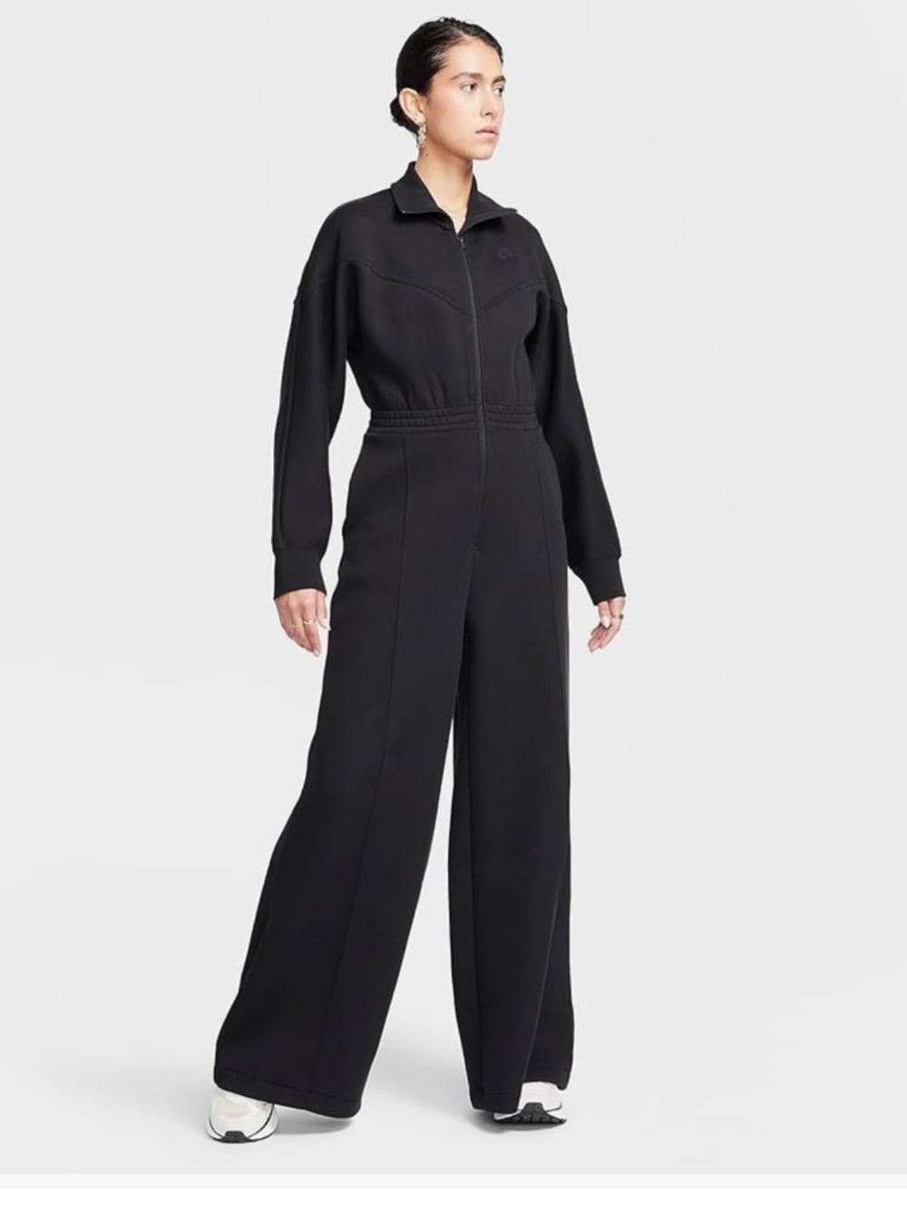 Nike Sportswear Women's Tech Fleece Windrunner Jumpsuit,‎ Black, X_SMALL